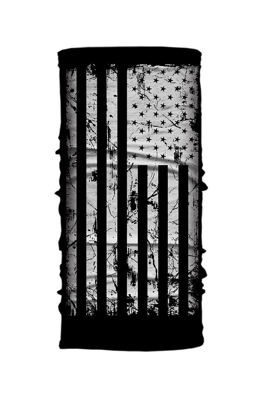 HG Sports EZ Tubes Light Weight Seamless Prints Dist. B&W USA Flag
