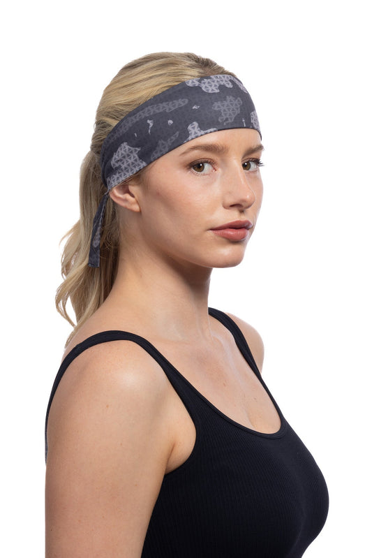 HG Sports Sports Tie Headbands Light Weight Prints