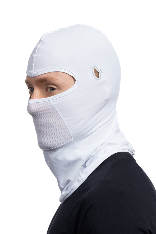 HG Sports Shades Balaclava Soaker Weight Solid Color White