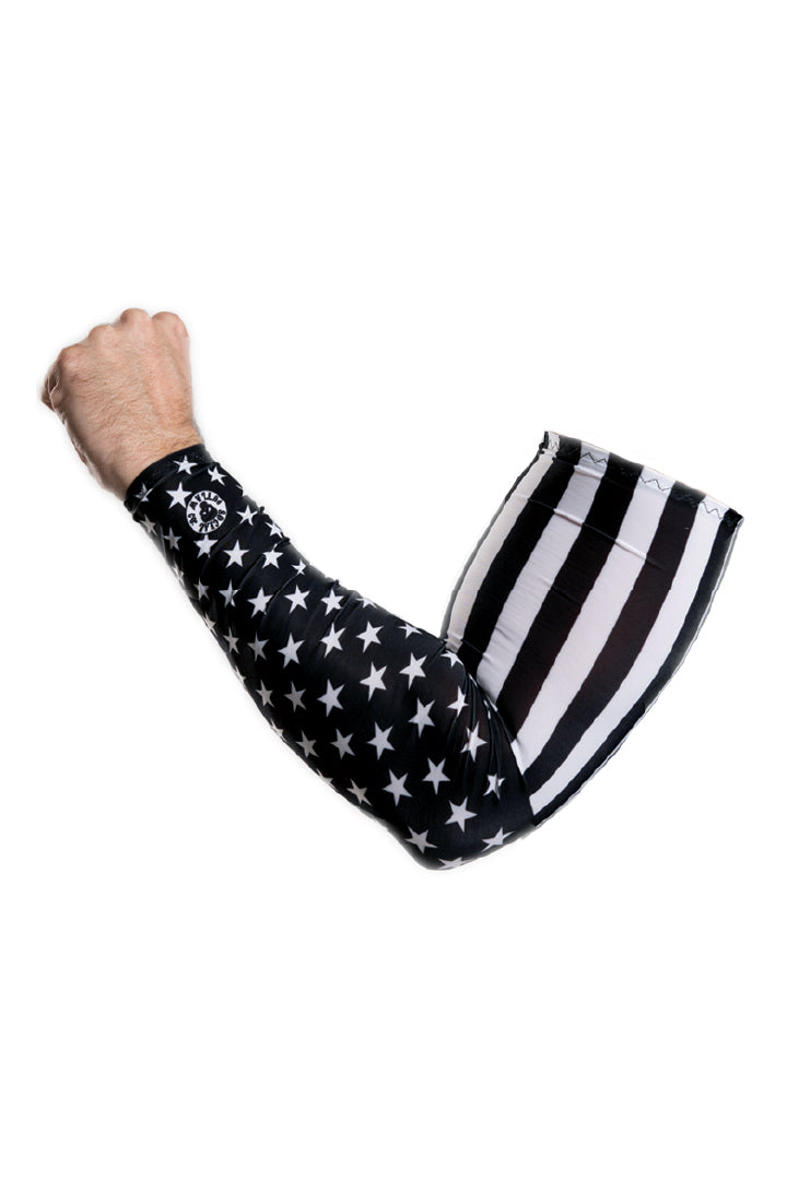 HG Sports Arm Sleevz Sets Soaker Prints B&W American Flag M L