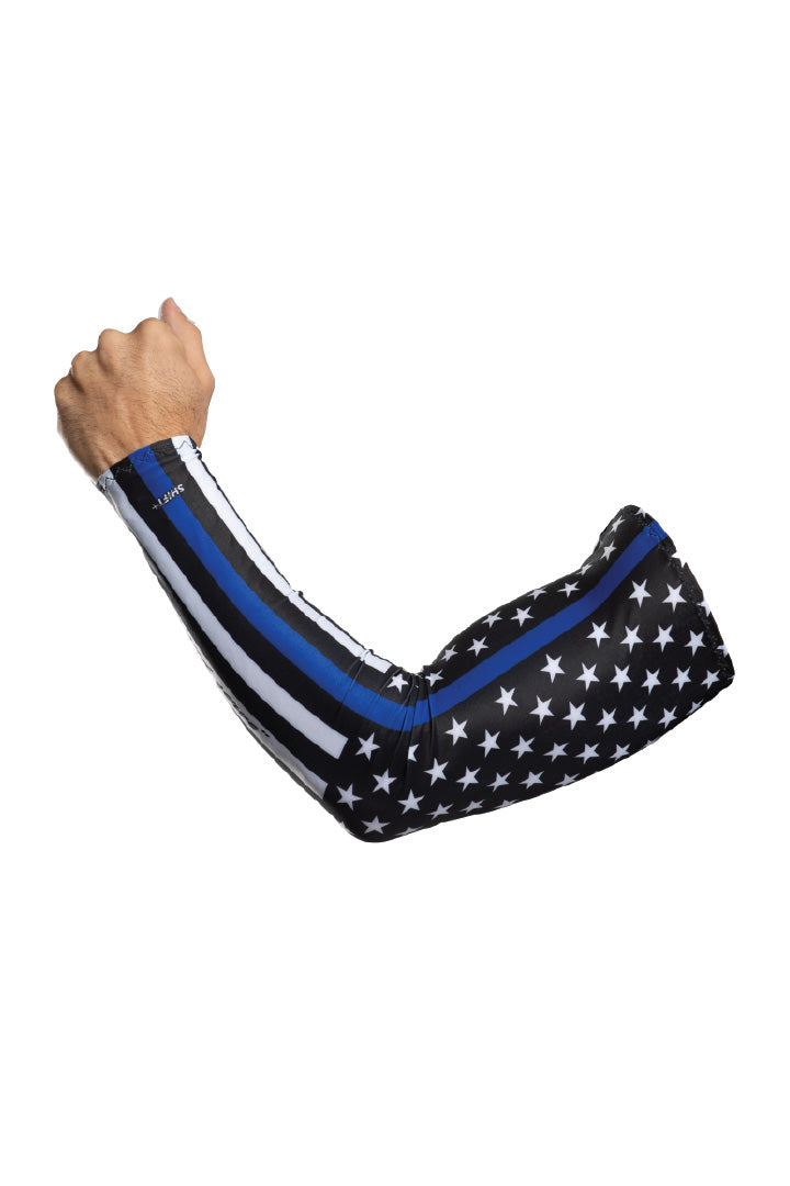HG Sports Arm Sleevz Sets Soaker Prints Thin Blue Line M L