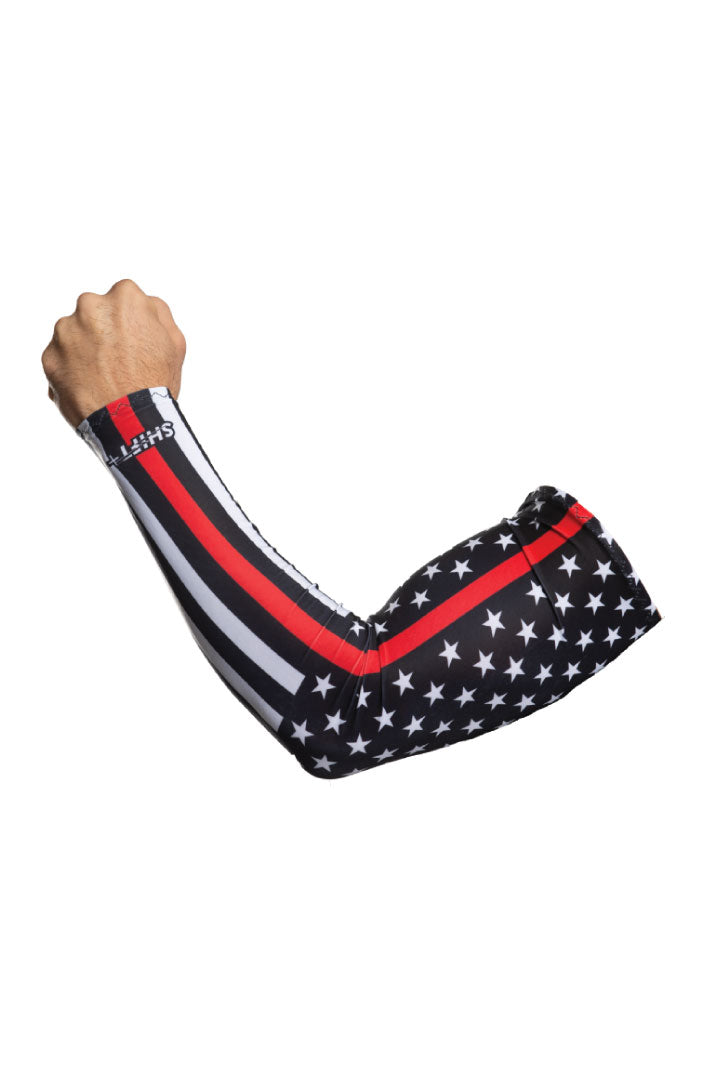 HG Sports Arm Sleevz Sets Soaker Prints Thin Red Line M L