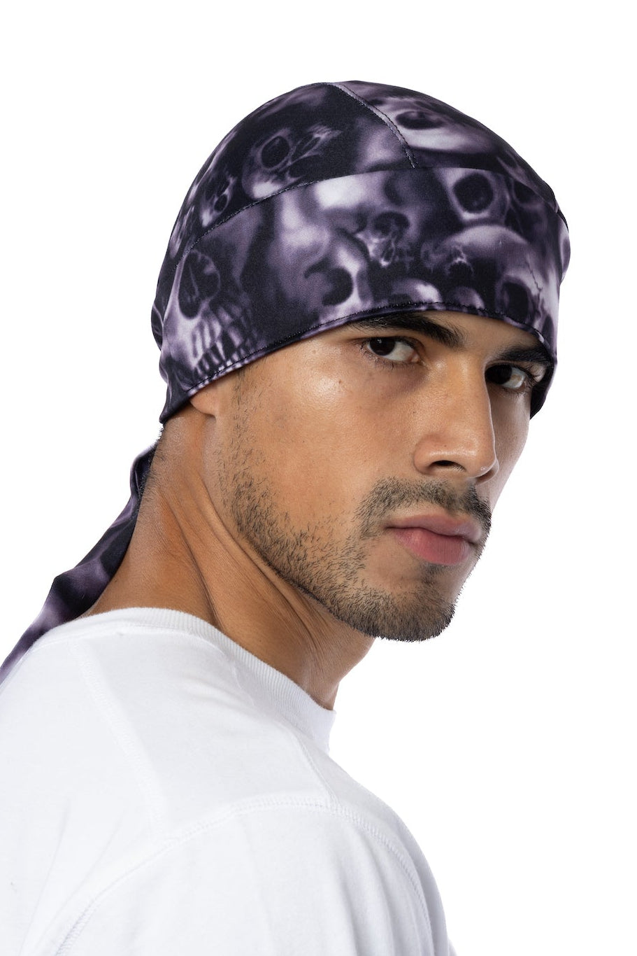 HG Sports Full-Head Wrap Light Weight Prints Graveyard Skulls