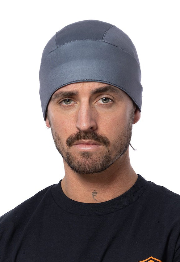 HG Sports Full-Head Wrap Light Weight Solid Color Solid Grey