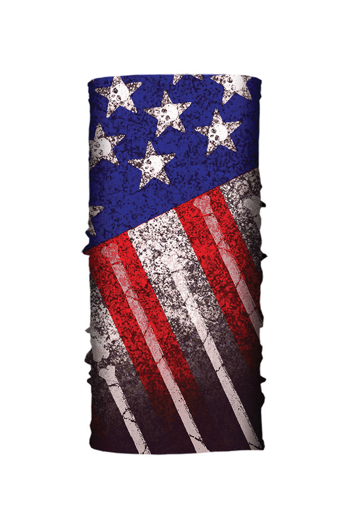 HG Sports EZ Tubes Light Weight Seamless Prints Skull & Bone Flag