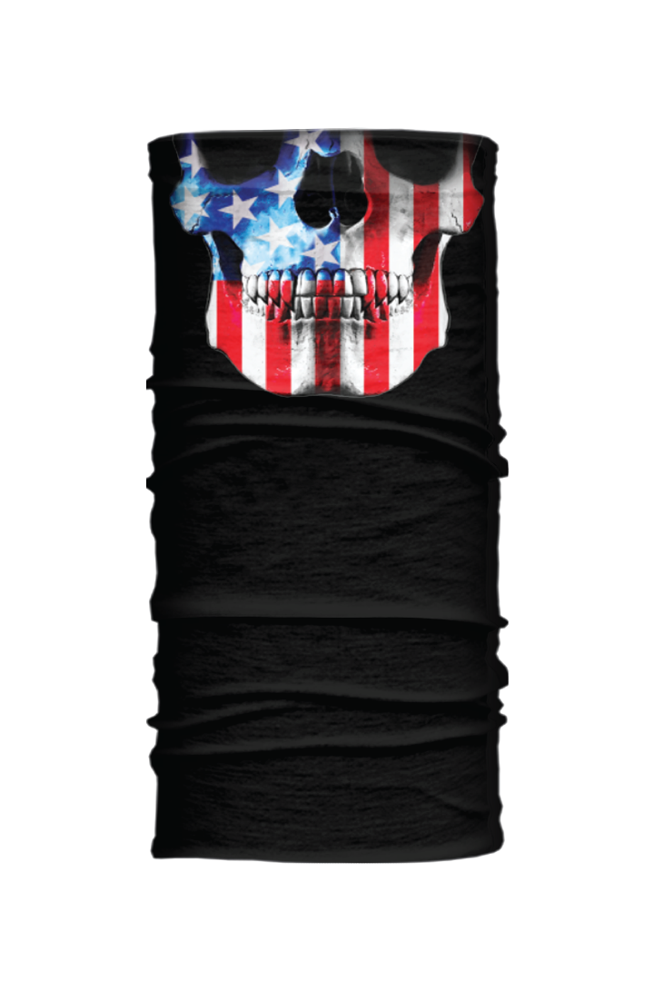 HG Sports EZ Tubes Winter Weight Prints USA Flag Skull