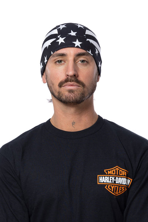HG Sports Skull Cap Light Weight w-Hidden Elastic Band Prints