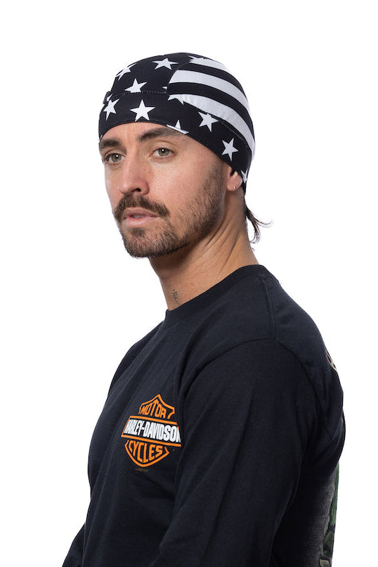 HG Sports Skull Cap Light Weight w-Hidden Elastic Band Prints