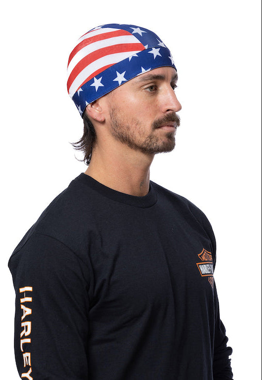 HG Sports Skull Cap Soaker Weight w-Hidden Elastic Band Prints