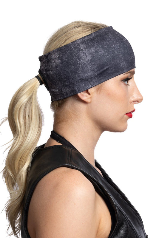 HG Sports Ponytail EZ Bandz Light Weight Prints Gray Wash