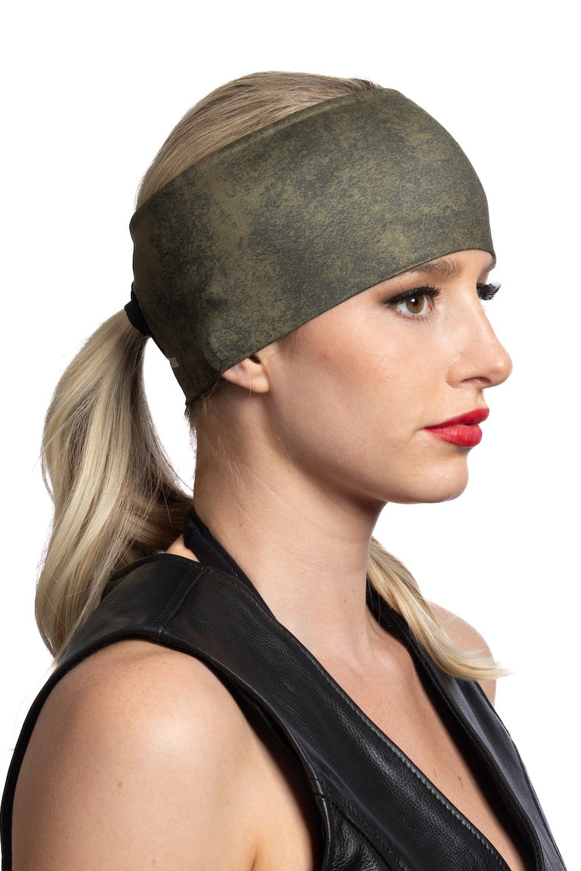 HG Sports Ponytail EZ Bandz Light Weight Prints Green Wash