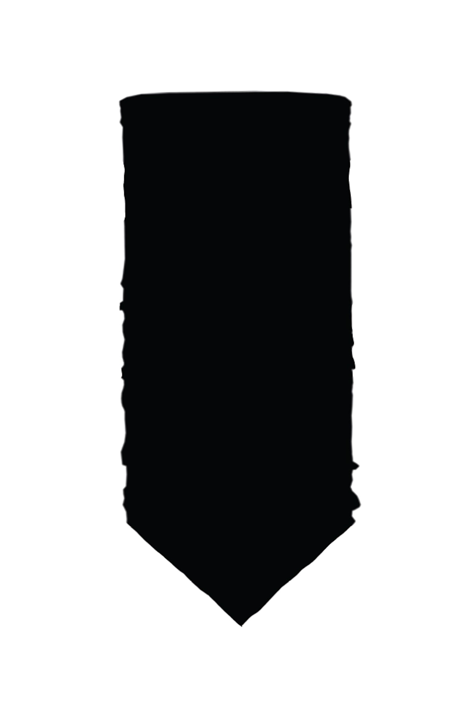 HG Sports Bandana Tubes Light Weight Solid Color Solid Black