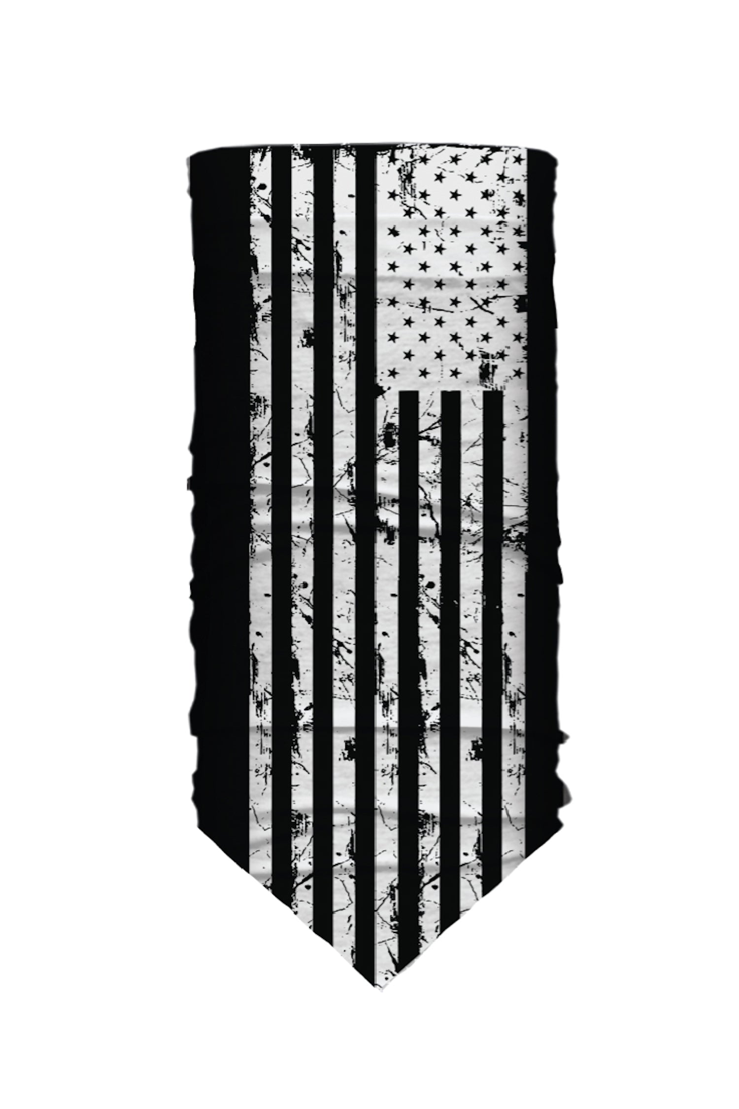 HG Sports Bandana Tubes Light Weight Prints Distressed Flag BW