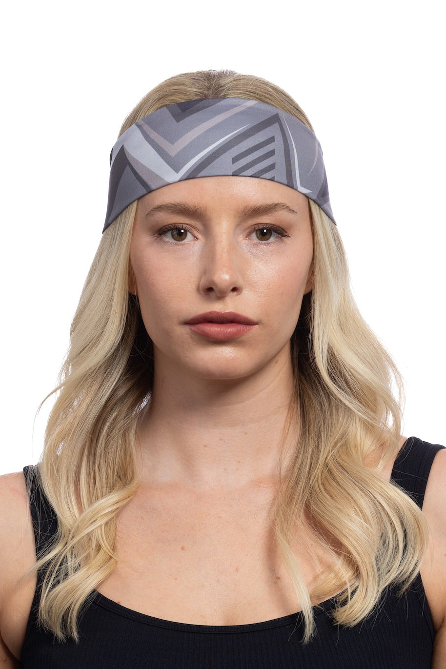 HG Sports Sports Tie Headbands Light Weight Prints Gray Range