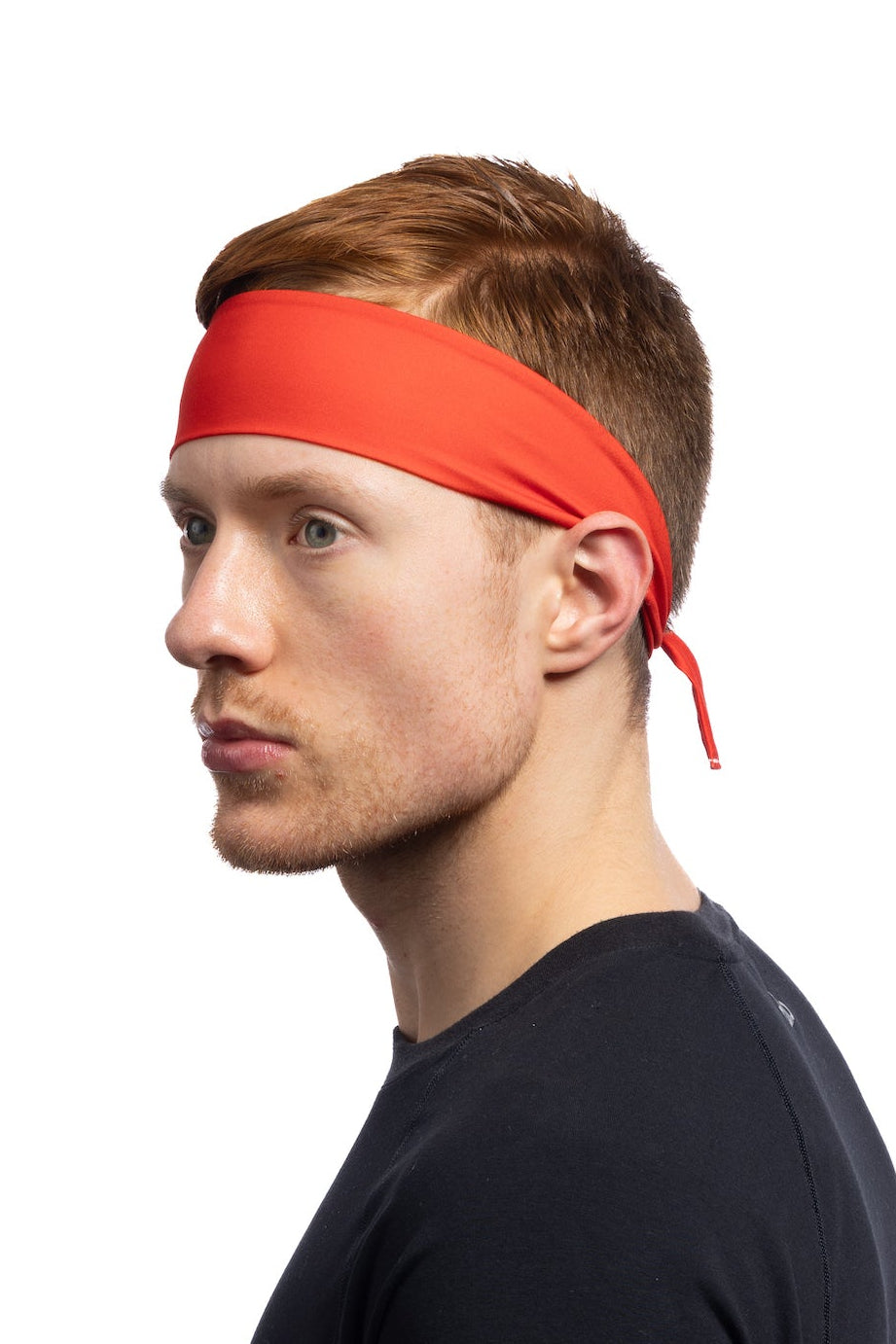 HG Sports Sports Tie Headbands Light Weight Solid Color