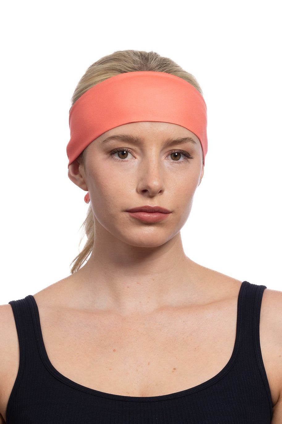 HG Sports Sports Tie Headbands Light Weight Solid Color
