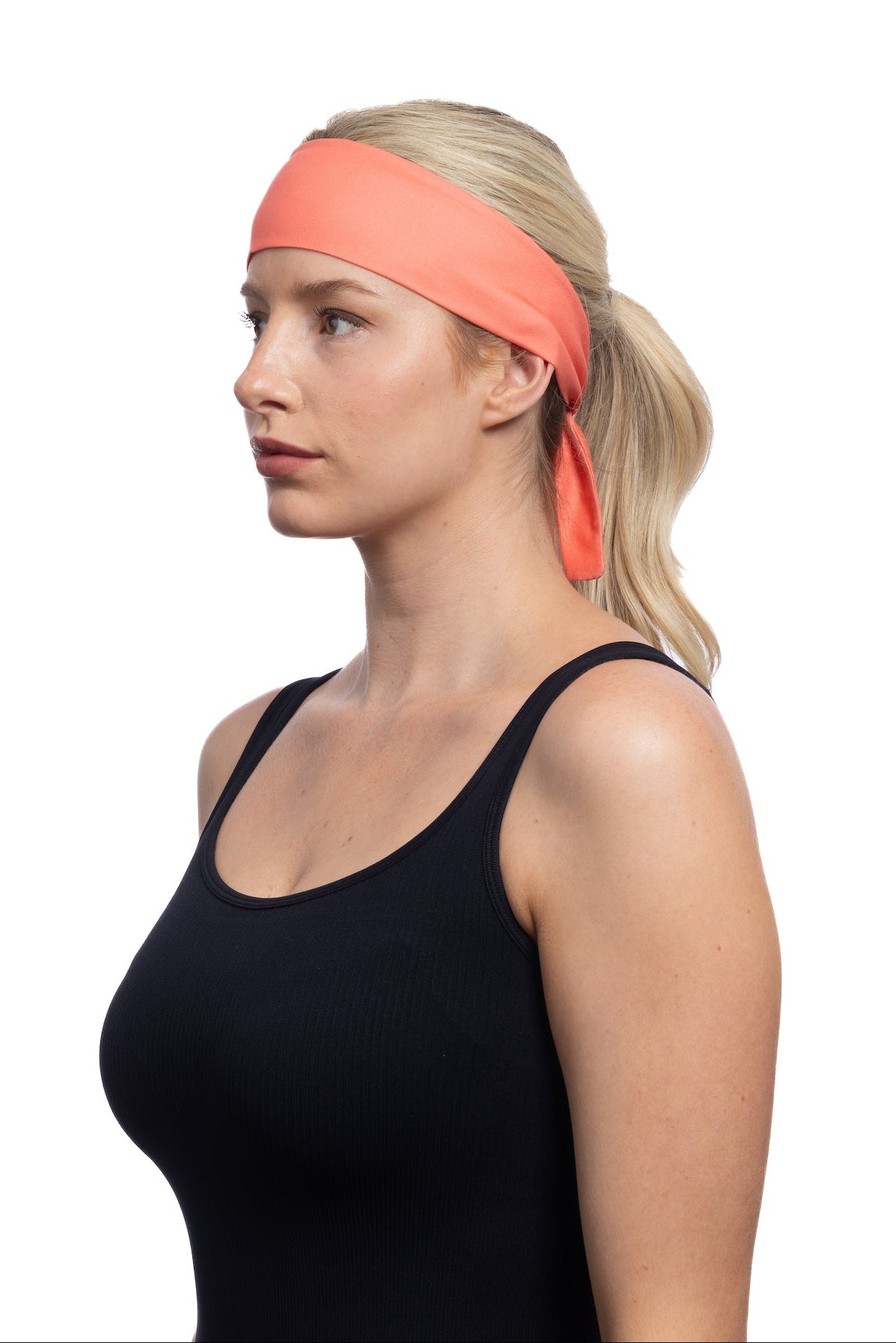 HG Sports Sports Tie Headbands Light Weight Solid Color