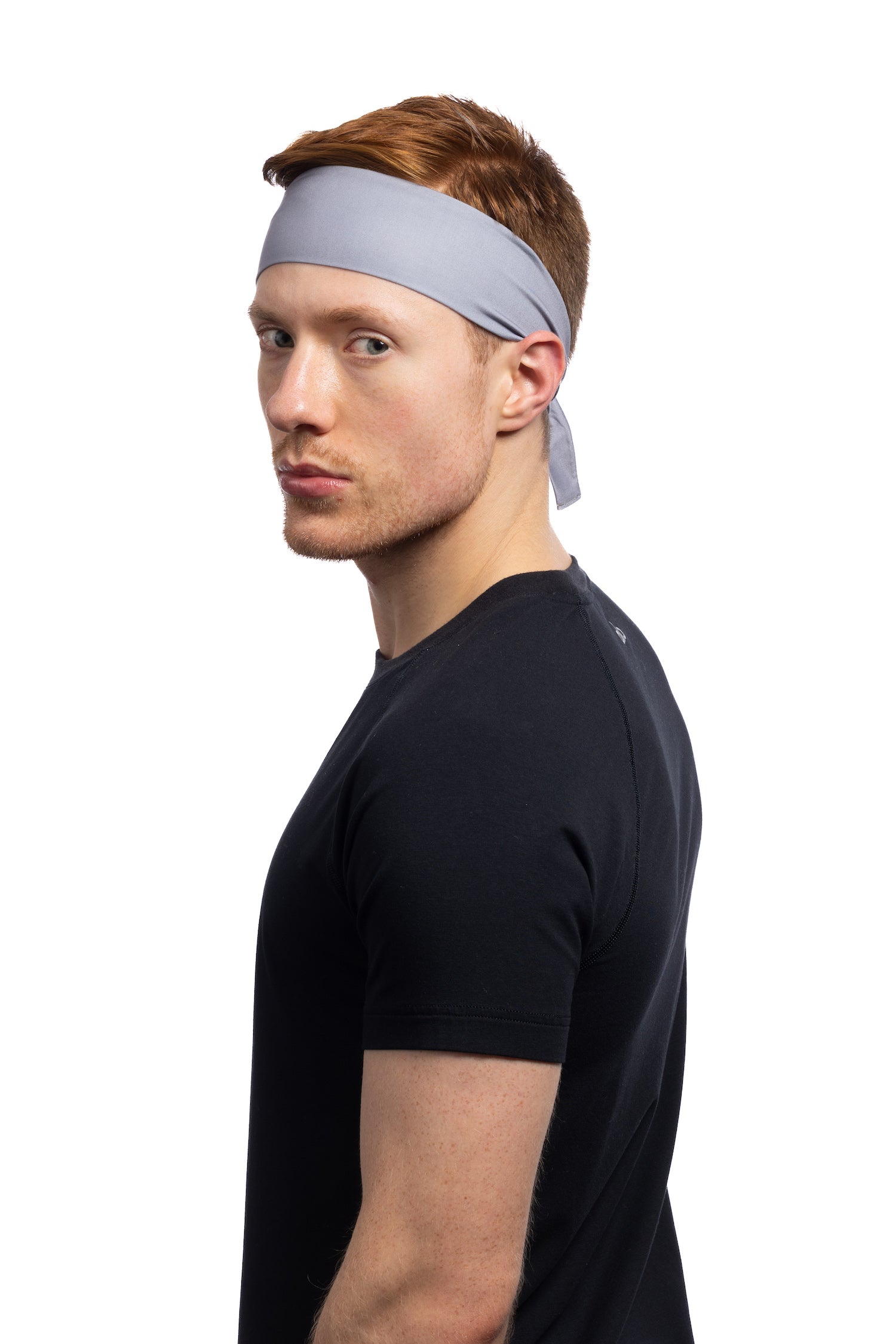 HG Sports Sports Tie Headbands Light Weight Solid Color