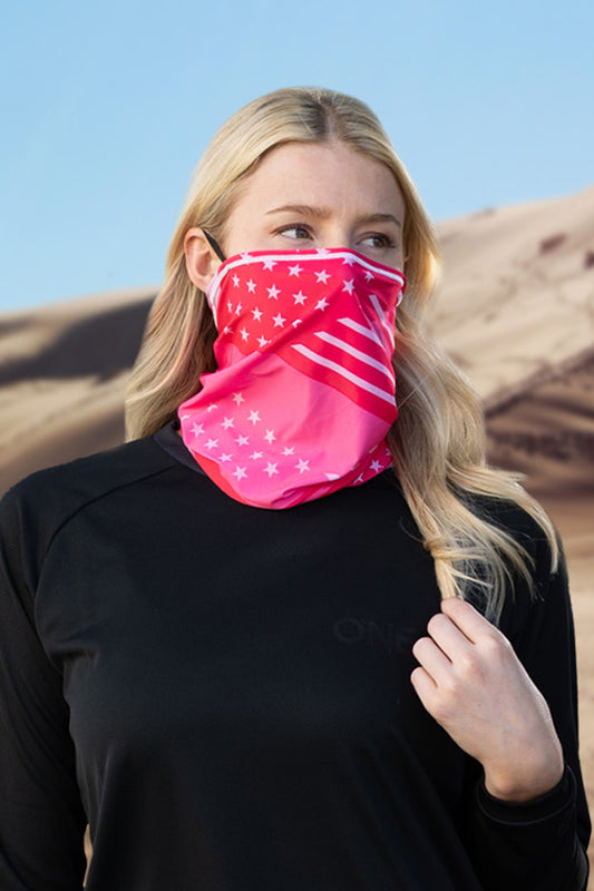 HG Sports Neck Gaiter w-Ear Loop Soaker Weight Prints