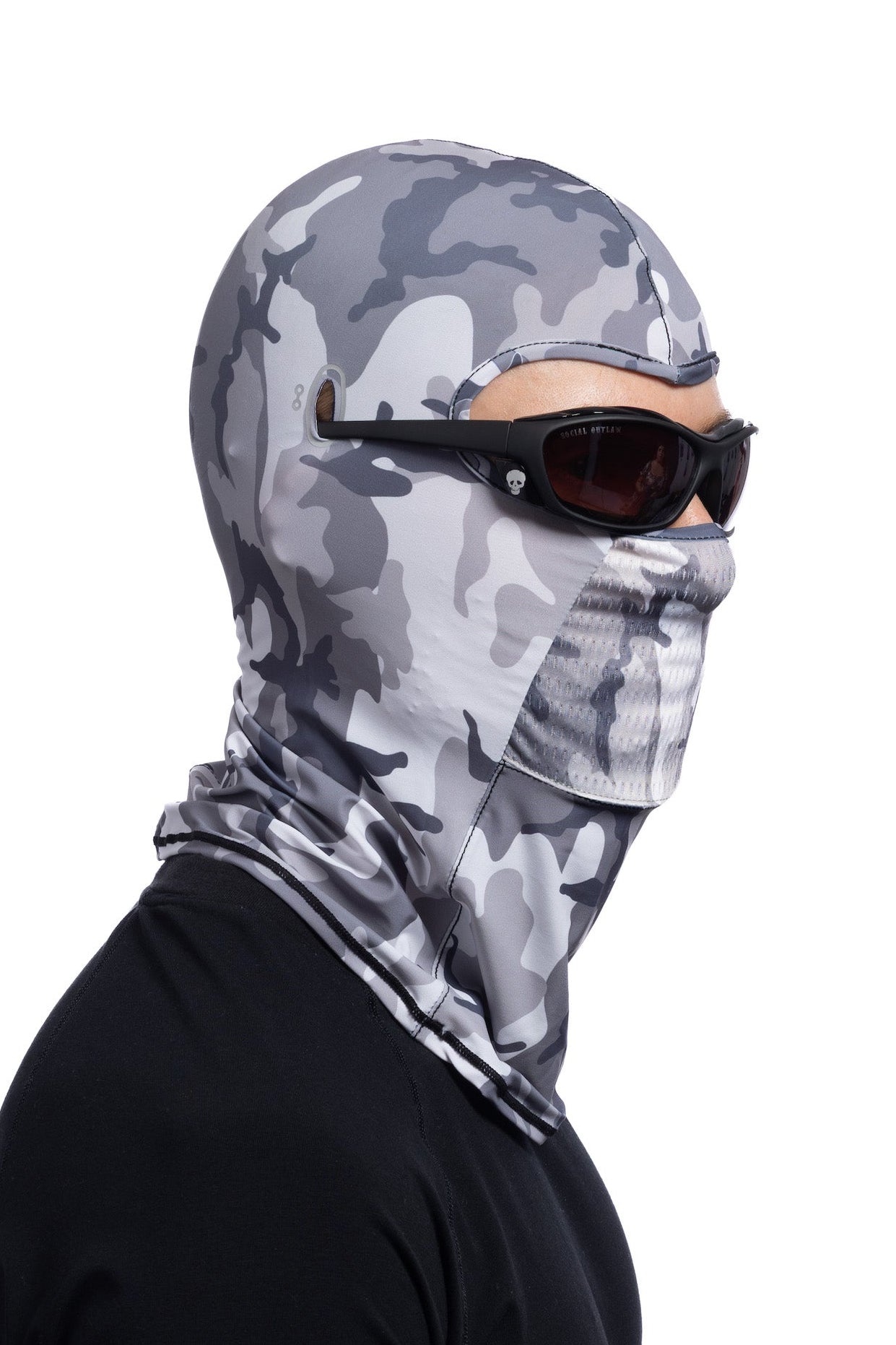 HG Sports Shades Balaclava Soaker Weight Prints Gray Camo