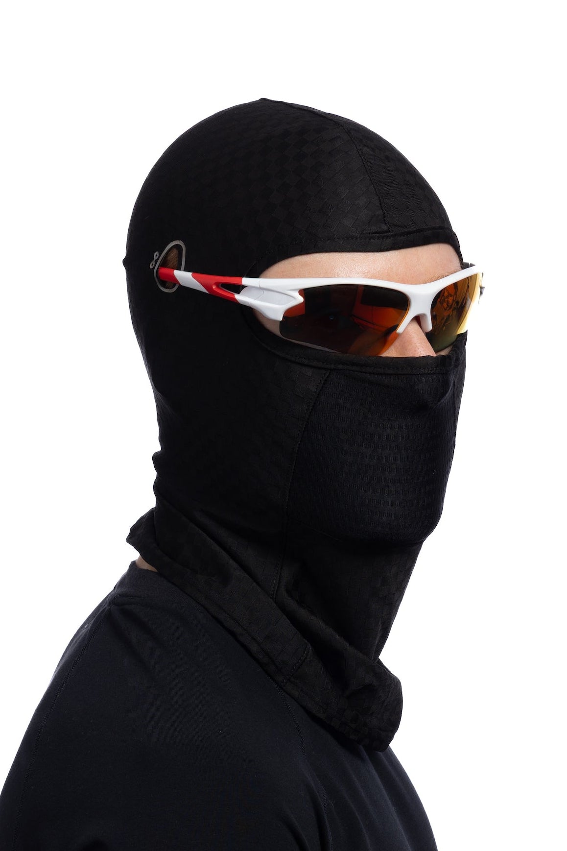 HG Sports Shades Balaclava Soaker Weight Solid Color Black on Black