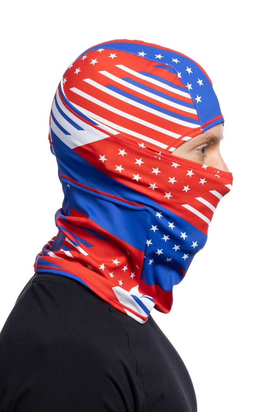 HG Sports Single Layer Balaclava Light Weight Prints Patriotic