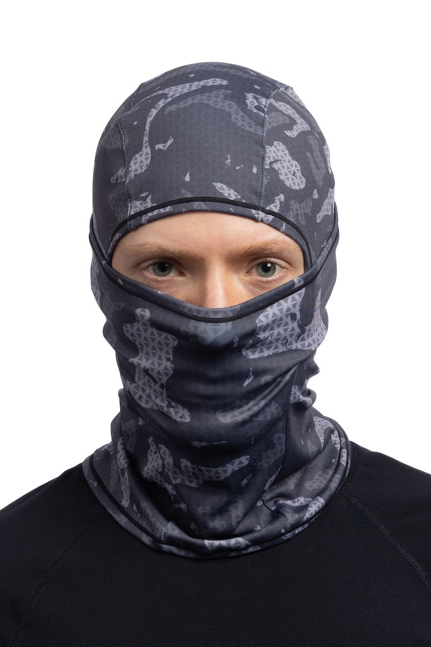 HG Sports Single Layer Balaclava Light Weight Prints Dark Gray Camo