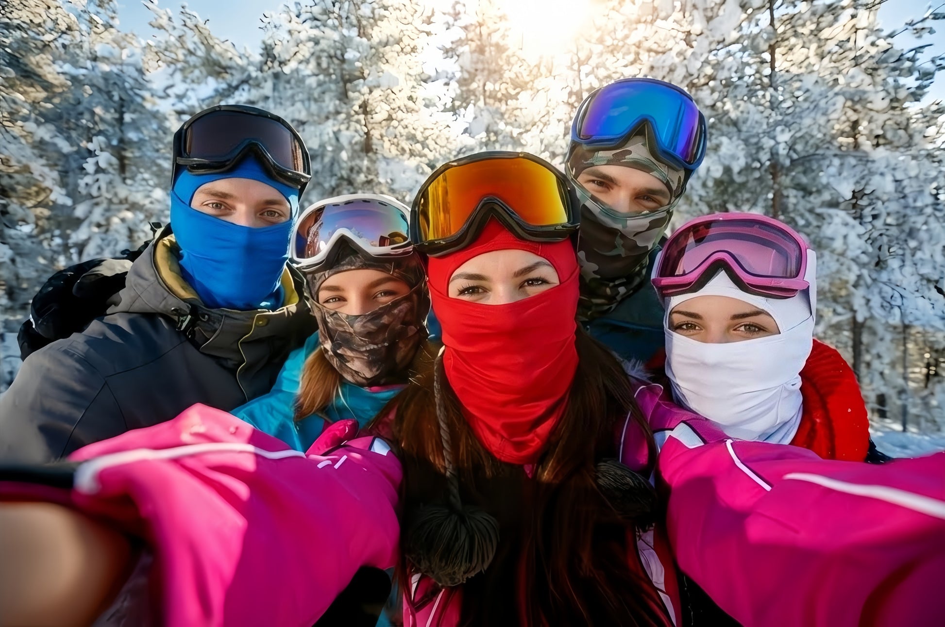 HG Sports Dual Layer Balaclava Winter Weight Solid Color